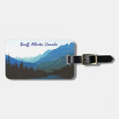 Banff Jasper Blue Bagagelabel (Voorkant horizontaal)