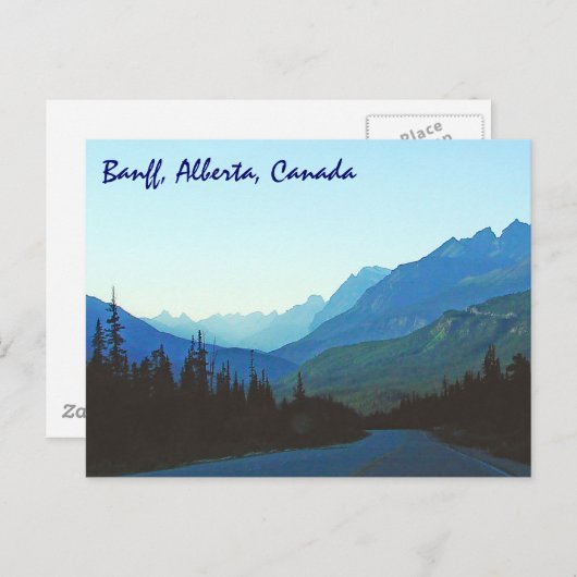 Banff Jasper Blue Briefkaart (Voorkant / Achterkant)