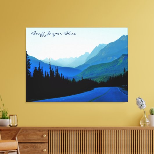 Banff Jasper Blue Canvas Afdruk (Insitu (Woonkamer))