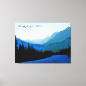 Banff Jasper Blue Canvas Afdruk (Voorkant)