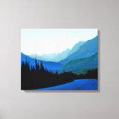 Banff Jasper Blue Canvas Afdruk (Voorkant)