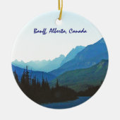 Banff Jasper Blue Keramisch Ornament (Voorkant)