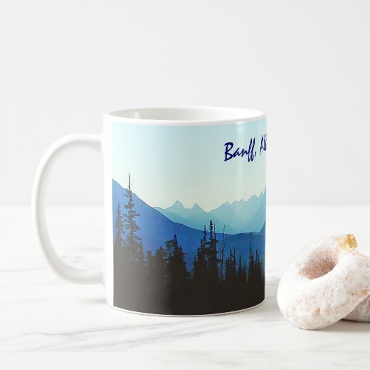 Banff Jasper Blue Koffiemok (Met donut)
