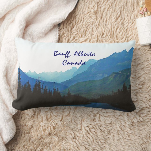 Banff Jasper Blue Kussen (Deken)