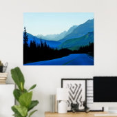 Banff Jasper Blue Poster (Thuiskantoor)