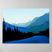 Banff Jasper Blue Poster (Voorkant)