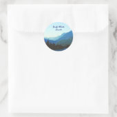 Banff Jasper Blue Ronde Sticker (Tas)