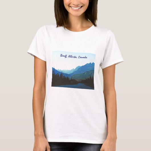 Banff Jasper Blue T-shirt (Voorkant)