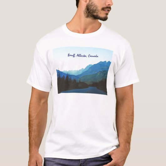 Banff Jasper Blue T-shirt (Voorkant)