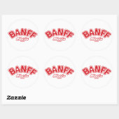 Banff Leaf Ronde Sticker (Vel)