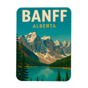 🏔 Banff Moderne Berglandschapsstijl 🏔 Magneet