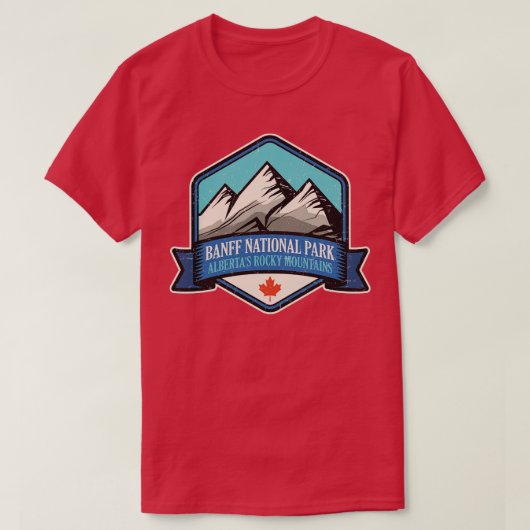 Banff Nationaal Park Alberta Canada 1 T-shirt (Design voorkant)
