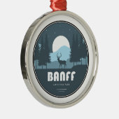 Banff Nationaal Park Herten Metalen Ornament (Rechts)