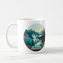Banff Nationaal Park Moraine Lake Retro