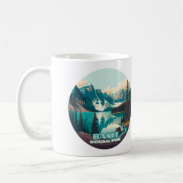 Banff Nationaal Park Moraine Lake Retro Koffiemok