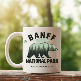 Banff National Park Adventure – Watercolor Bear Koffiemok
