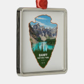 Banff National Park Alberta Arrowhead Metalen Ornament (Rechts)