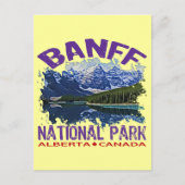Banff National Park, Alberta Canada Briefkaart (Voorkant)