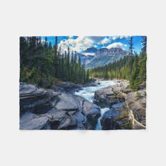 Banff National Park Alberta Canada Fleece Deken (Voorkant (Horizontaal))