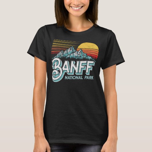 Banff National Park Alberta Canada Graphic T-shirt (Voorkant)