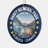 Banff National Park Alberta Canada Keramisch Ornament (Links)