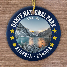 Banff National Park Alberta Canada Keramisch Ornament