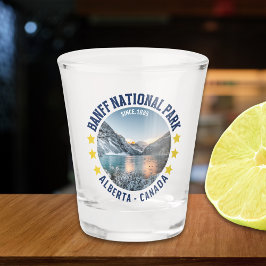 Banff National Park Alberta Canada Landscape Shot Glas