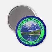 Banff National Park, Alberta, Canada Magneet (Voorkant / Achterkant)