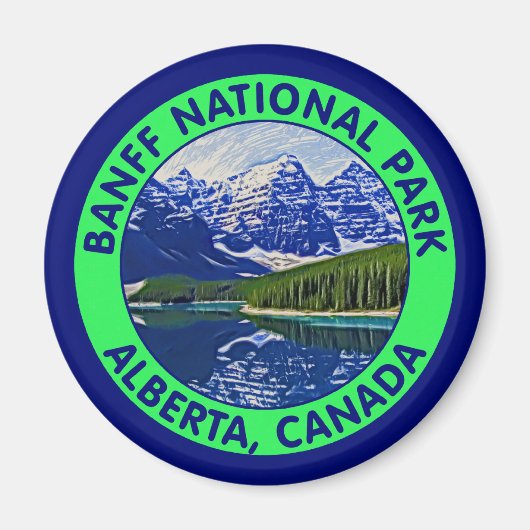 Banff National Park, Alberta, Canada Magneet (Voorkant)