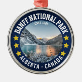 Banff National Park Alberta Canada Metalen Ornament (Voorkant)