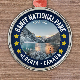 Banff National Park Alberta Canada Metalen Ornament