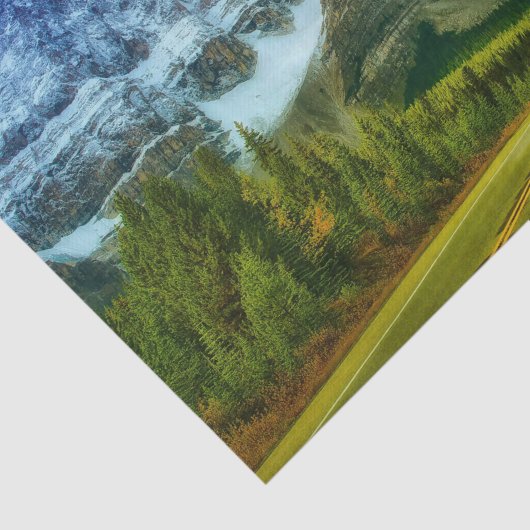 Banff National Park, Alberta Canada Mountains Tissuepapier (Detail)