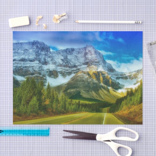 Banff National Park, Alberta Canada Mountains Tissuepapier (Craft)