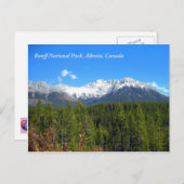 Banff National Park Alberta Canada Rockies Briefkaart (Voorkant / Achterkant)