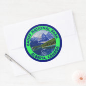 Banff National Park, Alberta, Canada Ronde Sticker (Envelop)