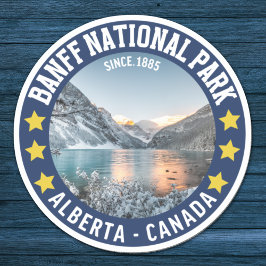 Banff National Park Alberta Canada Since 1885 Sticker