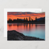 Banff National Park, Alberta Canada Sunset Briefkaart (Voorkant / Achterkant)