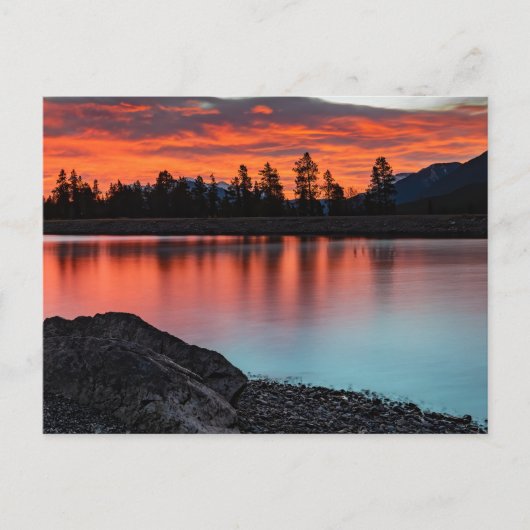 Banff National Park, Alberta Canada Sunset Briefkaart (Voorkant)