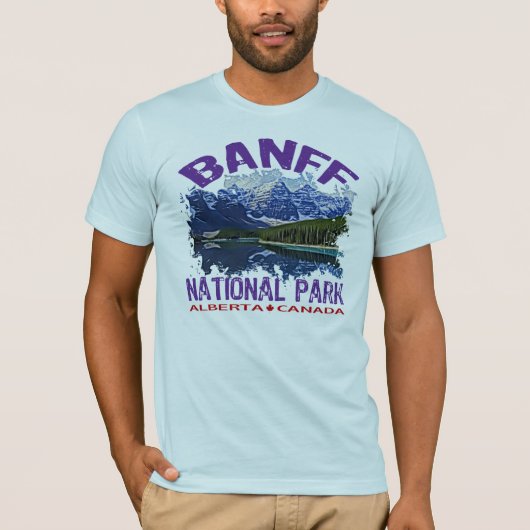 Banff National Park, Alberta Canada T-shirt (Voorkant)