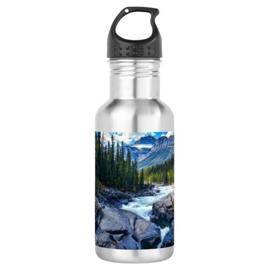 Banff National Park Alberta Canada Waterfles (Voorkant)