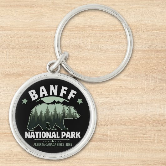 Banff National Park – Bear in the Canadian Rockies Sleutelhanger
