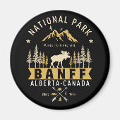 Banff National Park Beautiful Landscape Magneet (Voorkant)