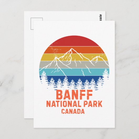 Banff National Park Briefkaart (Voorkant / Achterkant)