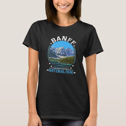 Banff National Park Canada Alberta's Rockies Natur T-shirt (Voorkant)