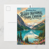 Banff National Park Canada Briefkaart (Voorkant / Achterkant)