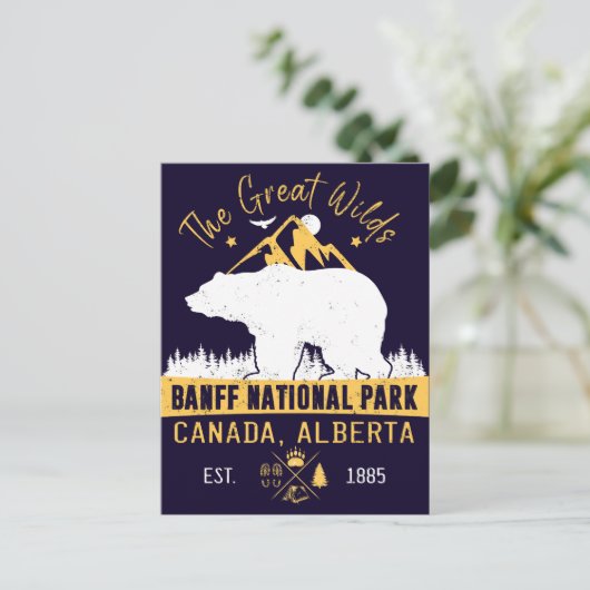 Banff National Park Canada  Briefkaart (Staand voorkant)