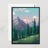 Banff National Park Canada Briefkaart (Voorkant / Achterkant)