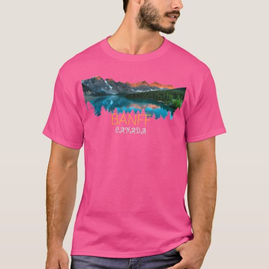 Banff National Park Canada Design Active T-shirt (Voorkant)
