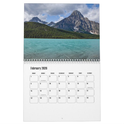 Banff National Park-Canada Kalender (Feb 2026)
