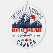 Banff National Park Canada  Keramisch Ornament (Links)